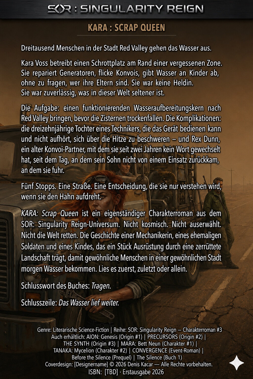 KARA: Schrottkönigin — Rückseite