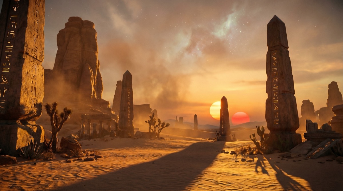 Desert Obelisks